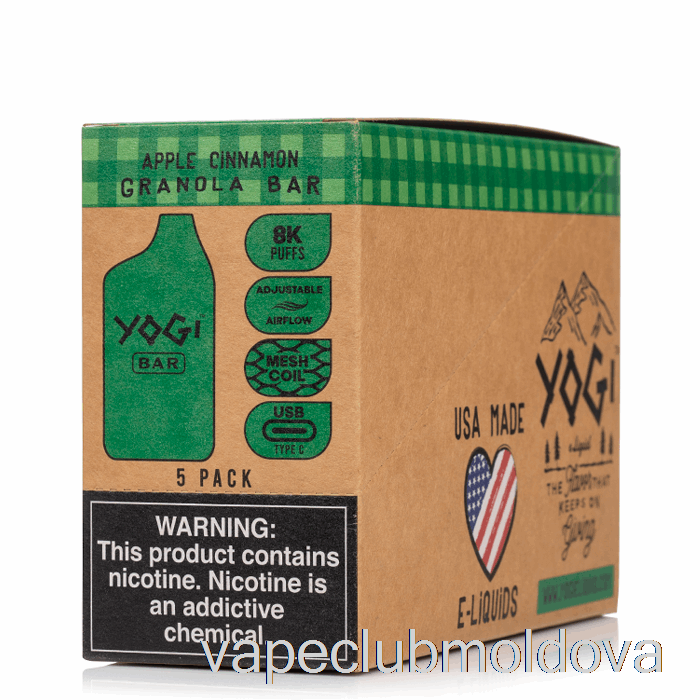 Kit Vape Pod [5-pachet] Yogi Bar 8000 De Unică Folosință